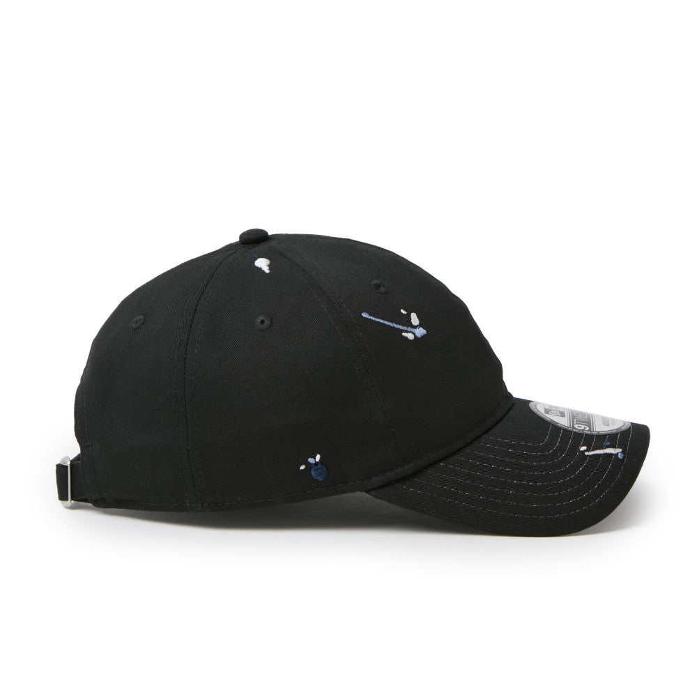 9TWENTY Splash Embroidery Basic Black Adjustable