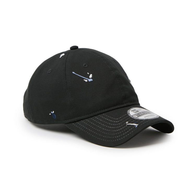 9TWENTY Splash Embroidery Basic Black Adjustable