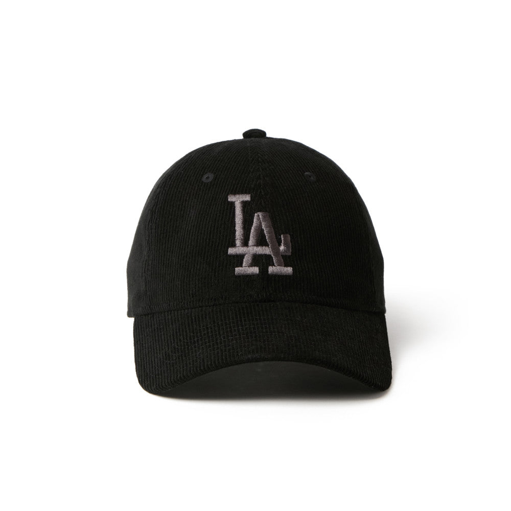 9TWENTY Los Angeles Dodgers Corduroy Black Adjustable