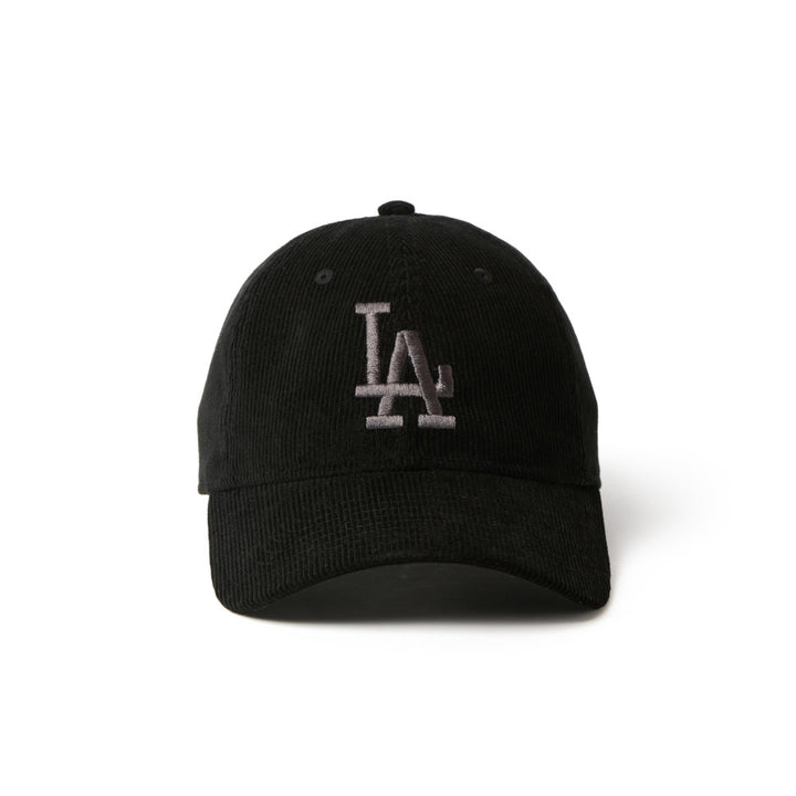 9TWENTY Los Angeles Dodgers Corduroy Black Adjustable