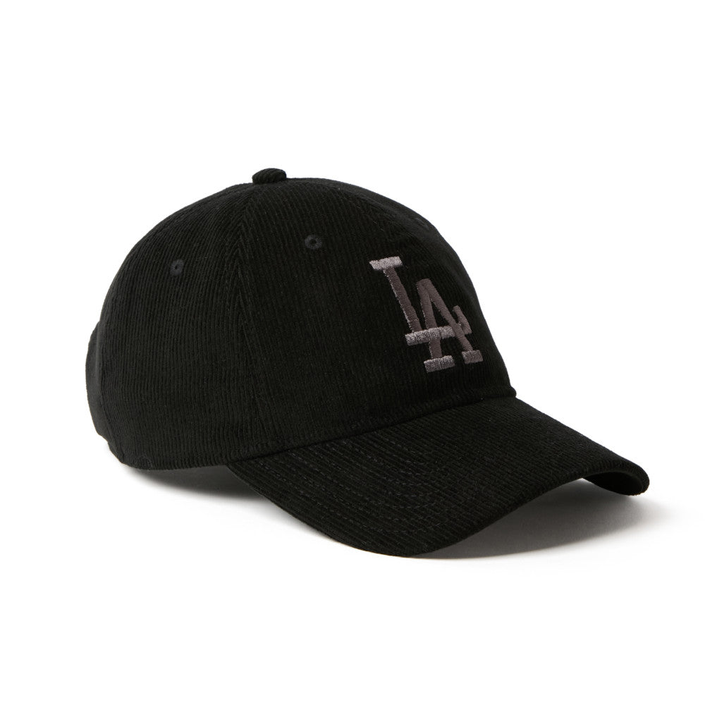 9TWENTY Los Angeles Dodgers Corduroy Black Adjustable