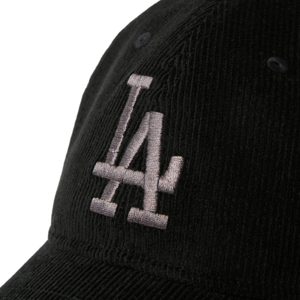 9TWENTY Los Angeles Dodgers Corduroy Black Adjustable