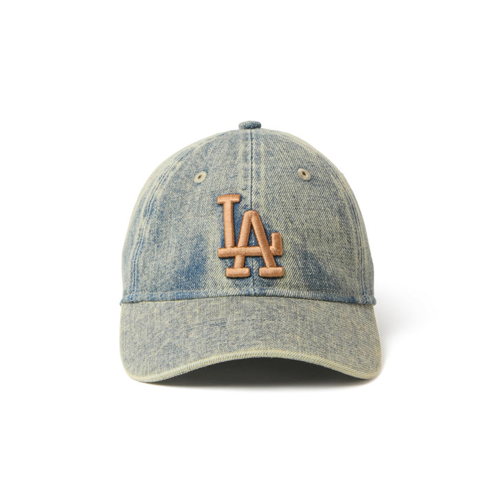 9TWENTY Los Angeles Dodgers Over Dye Denim Navy Adjustable