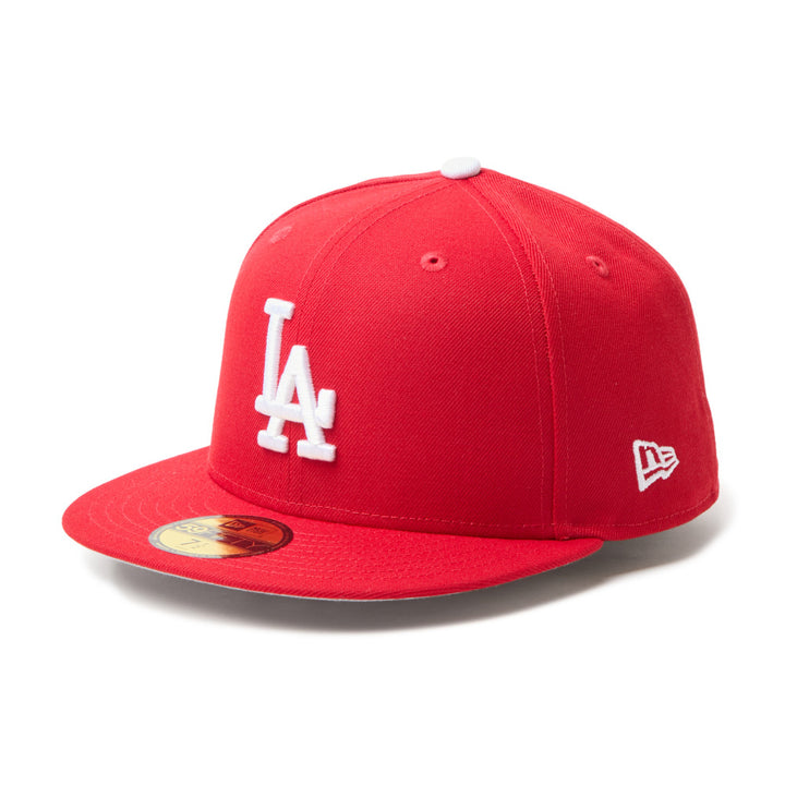 59FIFTY Los Angeles Dodgers MLB Scarlet White Fitted