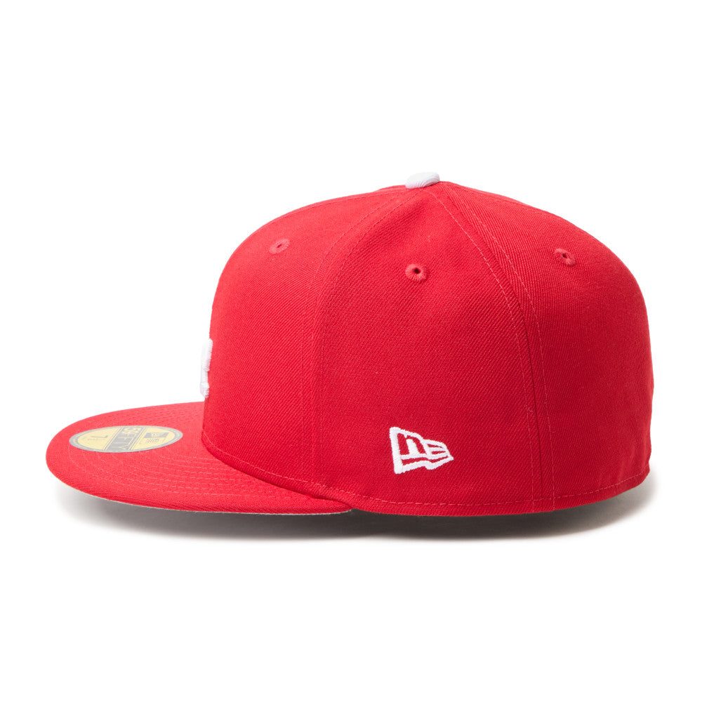 59FIFTY Los Angeles Dodgers MLB Scarlet White Fitted