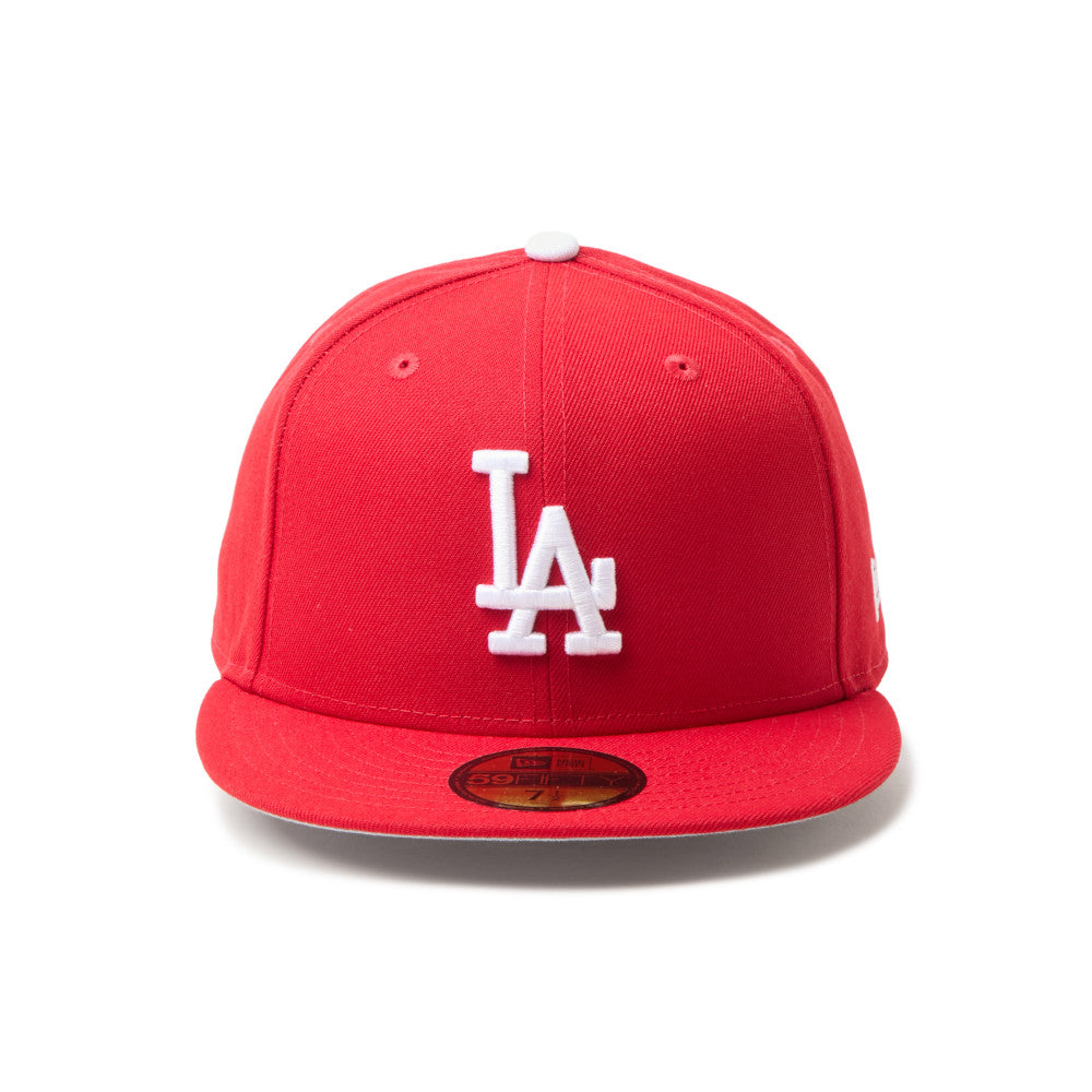 59FIFTY Los Angeles Dodgers MLB Scarlet White Fitted