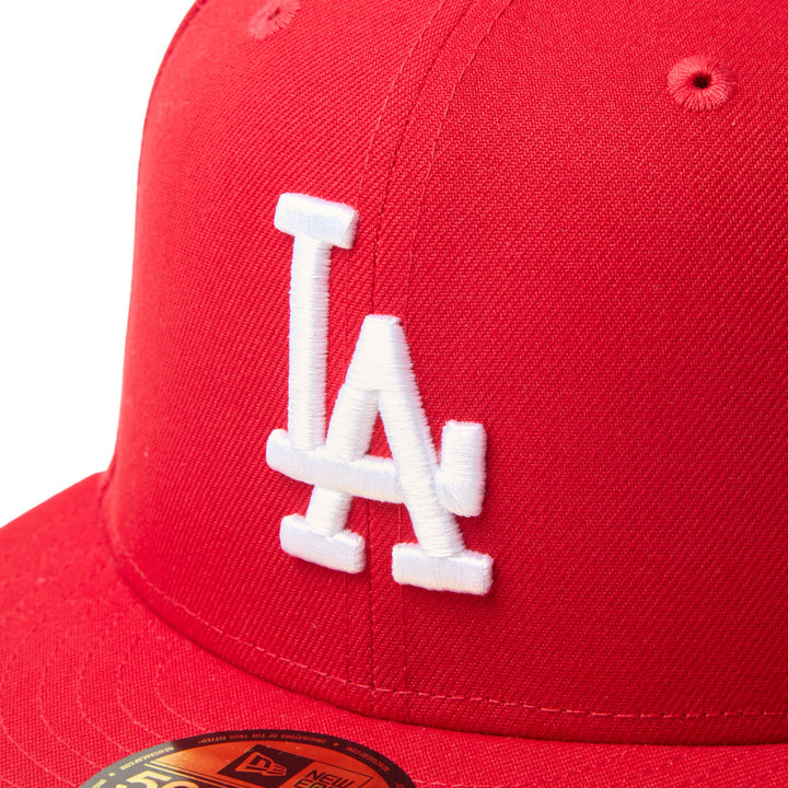 59FIFTY Los Angeles Dodgers MLB Scarlet White Fitted