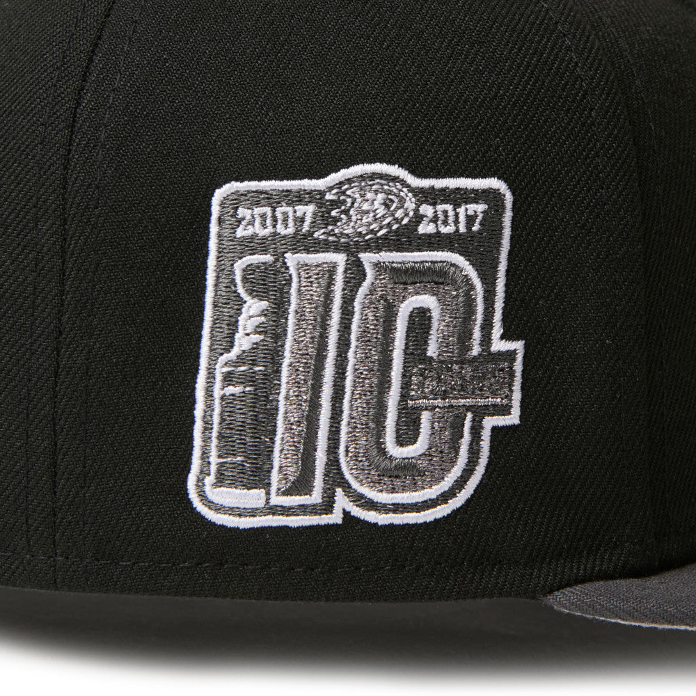59FIFTY Anaheim Ducks 2-Tone Grey Visor Black Fitted
