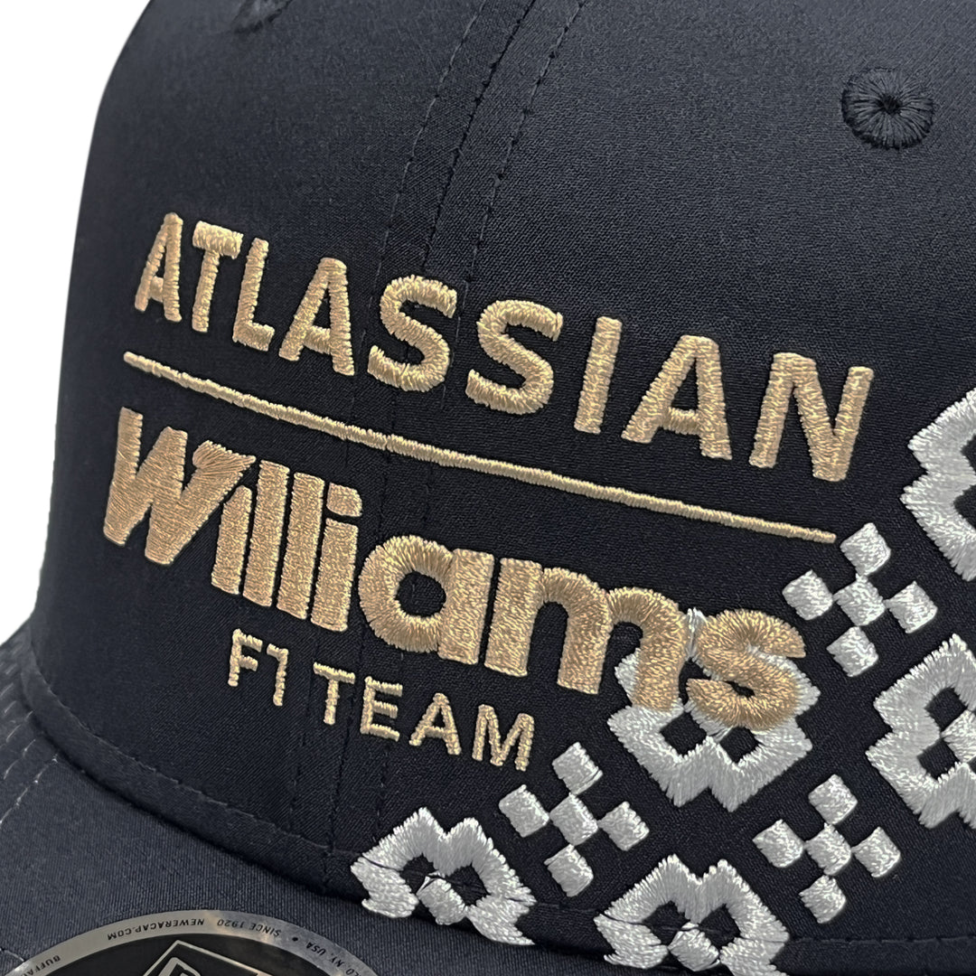 9SEVENTY Atlassian Williams F1 Team Singapore Race Special Alex Albon 23 Navy Snapback