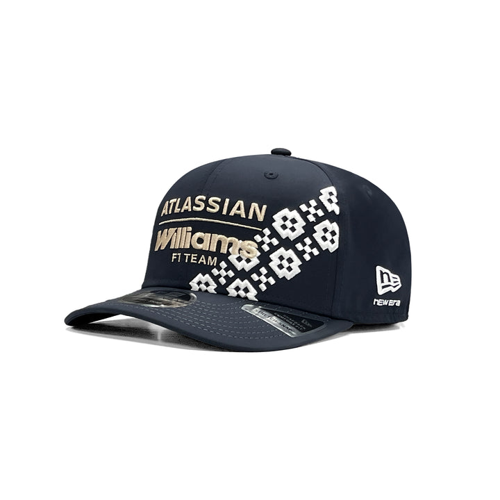 9SEVENTY Atlassian Williams F1 Team Singapore Race Special Alex Albon 23 Navy Snapback