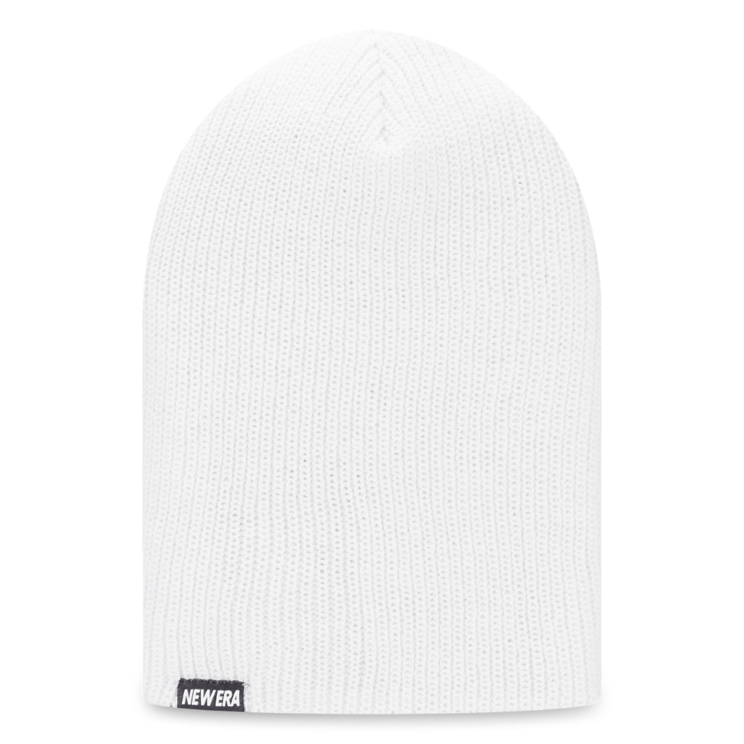 4 Seam Cuff Ivory Knit Beanie