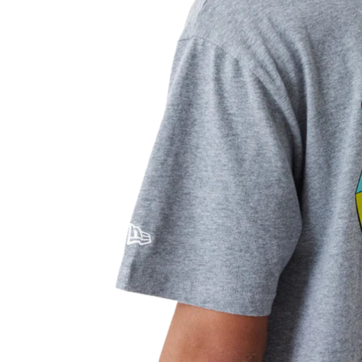 Warner Brother 100th Looney Tunes Mashup Retro Classic Heather Gray Oversized Short Sleeve T-Shirt