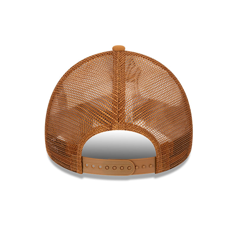 9FORTY A-Frame Trucker New York Yankees Earthtones Toasted Peanut Snapback