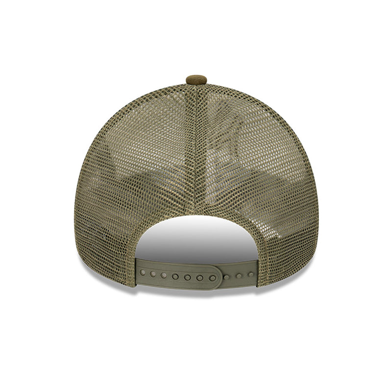 9FORTY A-Frame Trucker New York Yankees Earthtones Olive Snapback