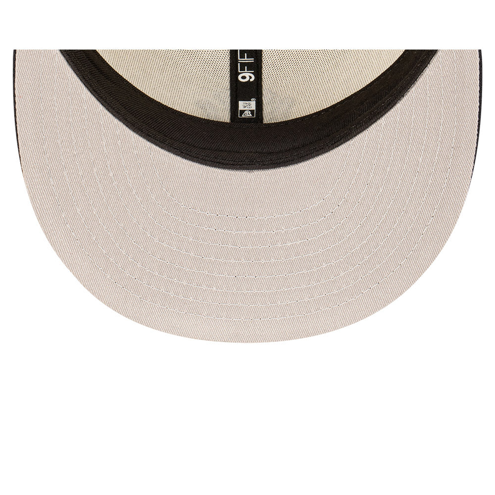 9FIFTY New York Yankees 2-Tone Navy Visor Chrome White Snapback