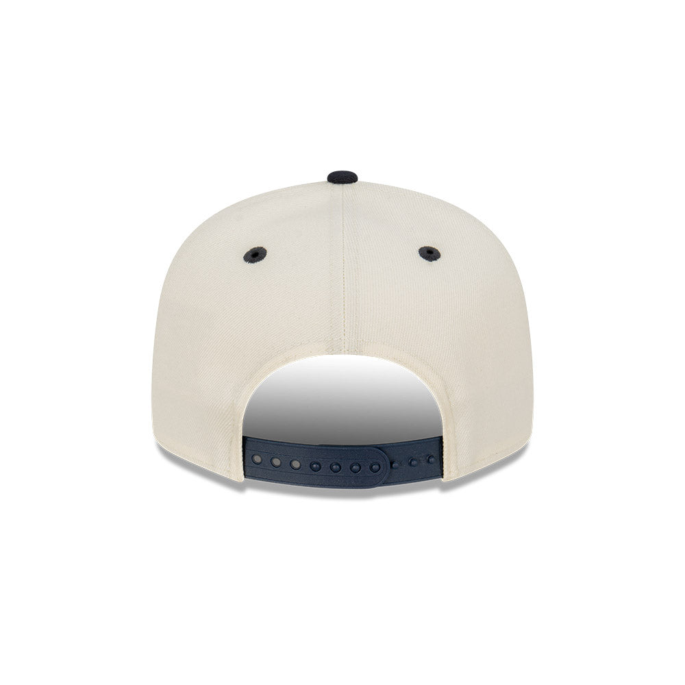 9FIFTY New York Yankees 2-Tone Navy Visor Chrome White Snapback