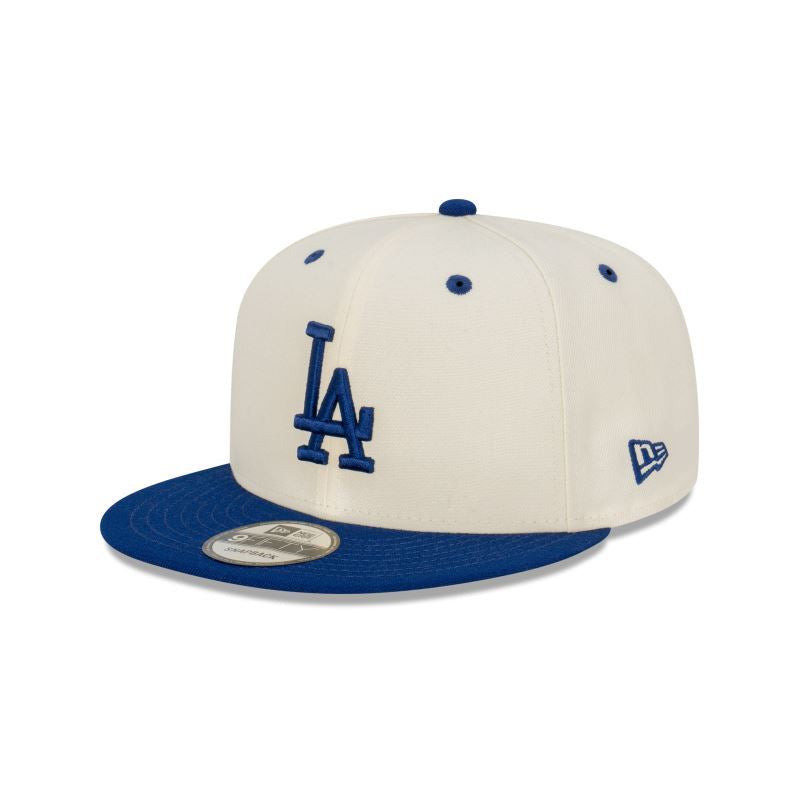 9FIFTY Los Angeles Dodgers 2-Tone Chrome White Snapback