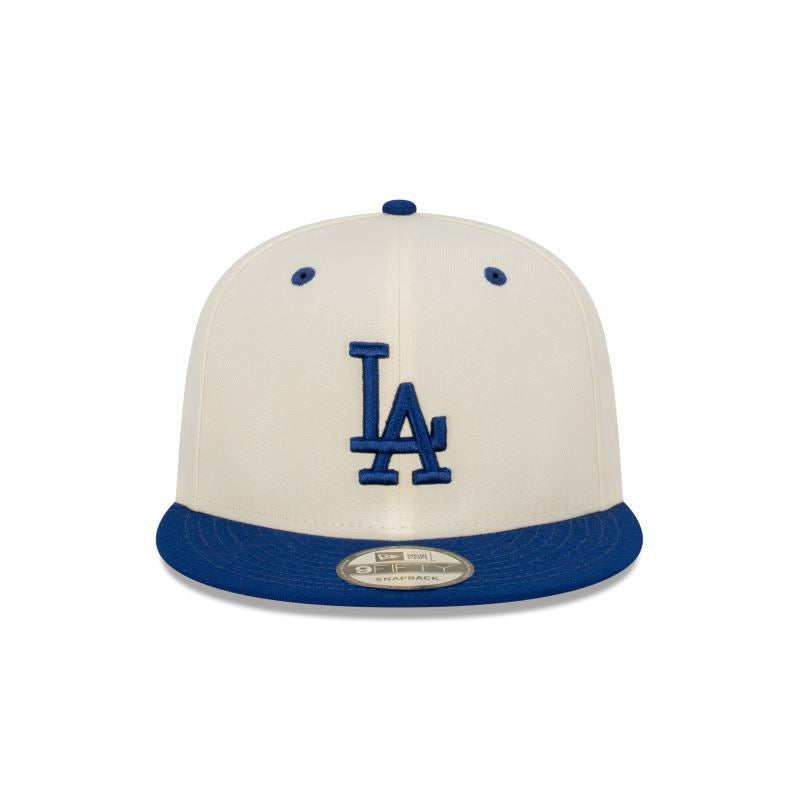 9FIFTY Los Angeles Dodgers 2-Tone Chrome White Snapback