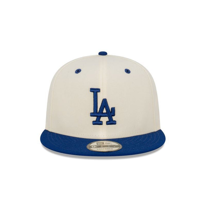 9FIFTY Los Angeles Dodgers 2-Tone Chrome White Snapback