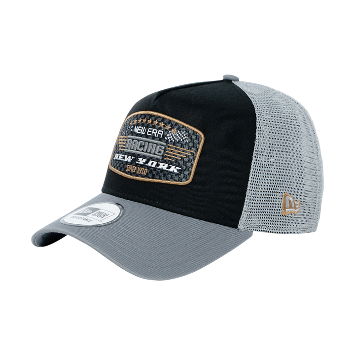 9FORTY E-Frame Trucker New Era Patch Black Snapback