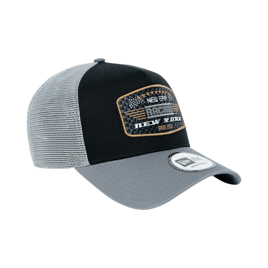 9FORTY E-Frame Trucker New Era Patch Black Snapback