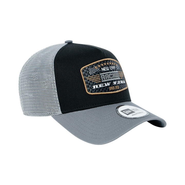 9FORTY E-Frame Trucker New Era Patch Black Snapback