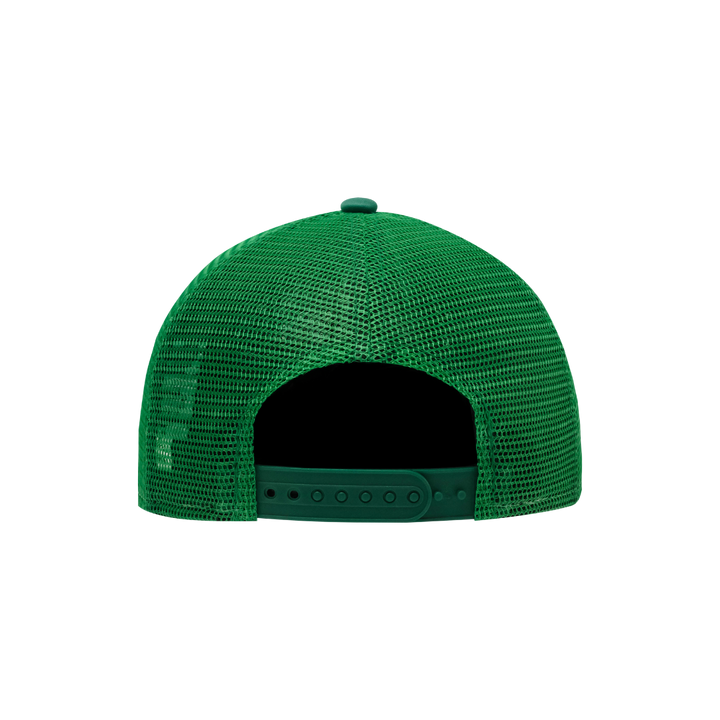 9FORTY A-Frame Trucker Oakland Athletics Check Flag Green Snapback