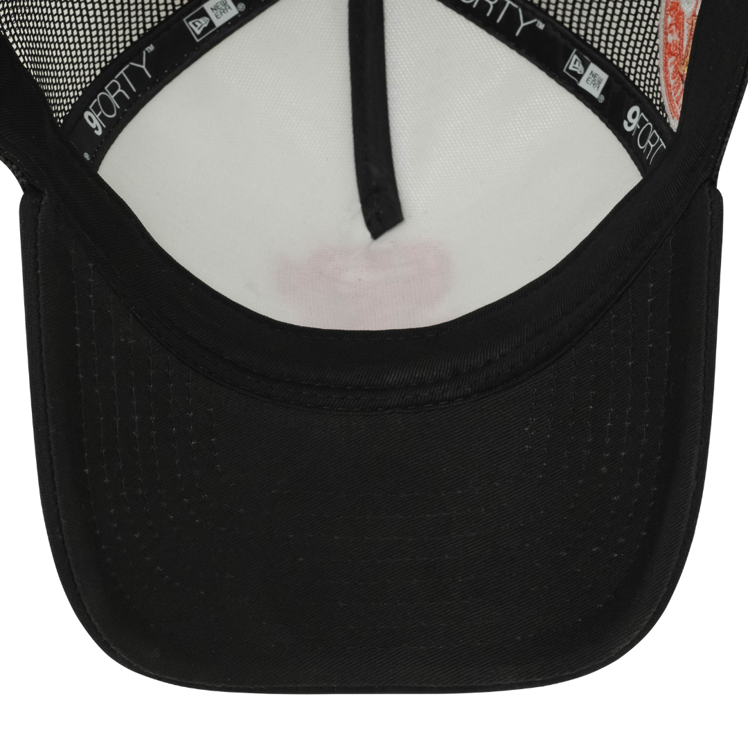 9FORTY A-Frame Trucker San Francisco Giants Check Flag Black Snapback