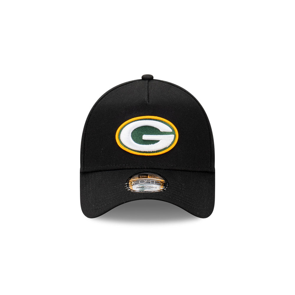 9FORTY A-Frame Green Bay Packers Champs Pack Black Snapback