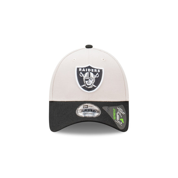 9FORTY Las Vegas Raiders 2-Tone Stone Repreve Black Visor Stone Adjustable