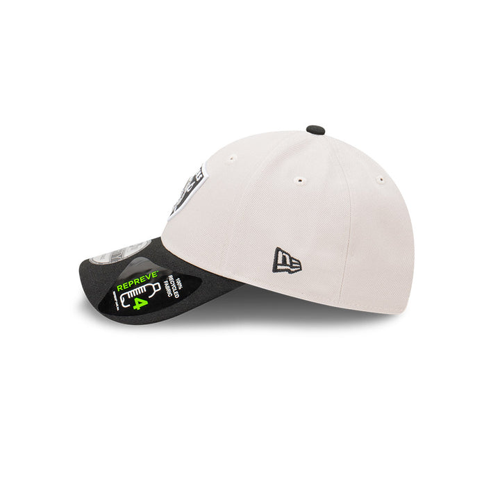 9FORTY Las Vegas Raiders 2-Tone Stone Repreve Black Visor Stone Adjustable