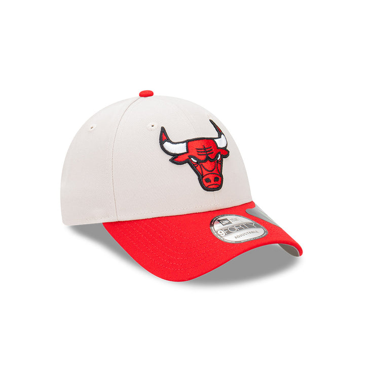 9FORTY Chicago Bulls 2-Tone Stone Repreve Scarlet Visor Stone Adjustable