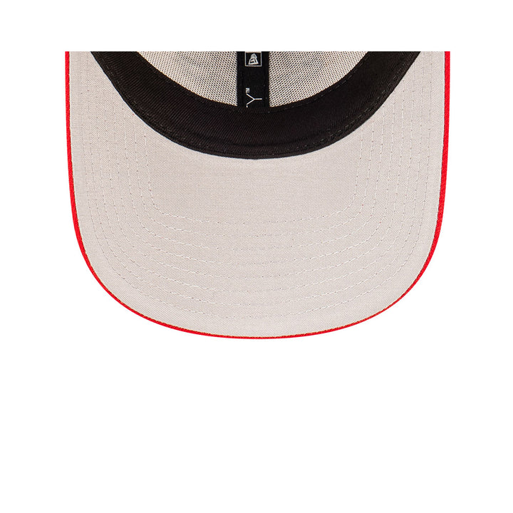 9FORTY Chicago Bulls 2-Tone Stone Repreve Scarlet Visor Stone Adjustable