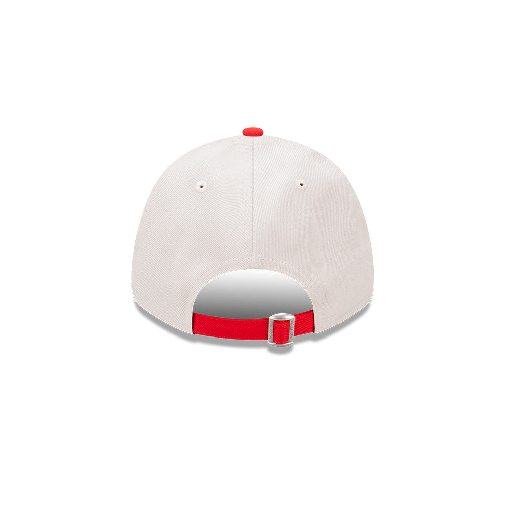 9FORTY Chicago Bulls 2-Tone Stone Repreve Scarlet Visor Stone Adjustable