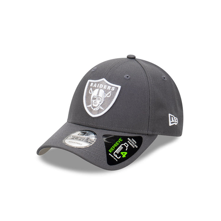 9FORTY Las Vegas Raiders Graphite Repreve Snapback