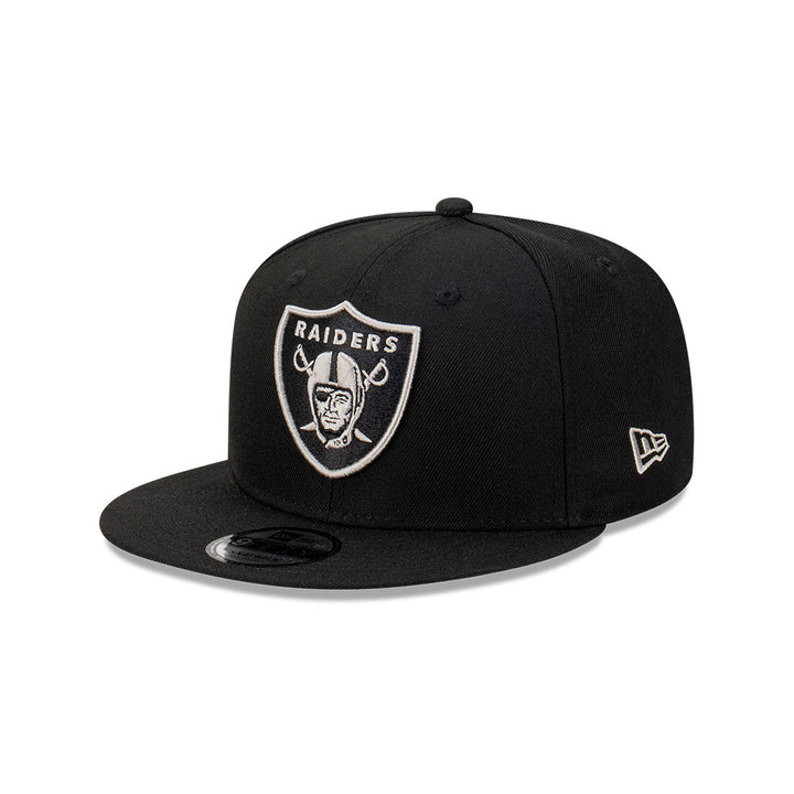 9FIFTY Las Vegas Raiders Gray Outline Repreve Black Snapback