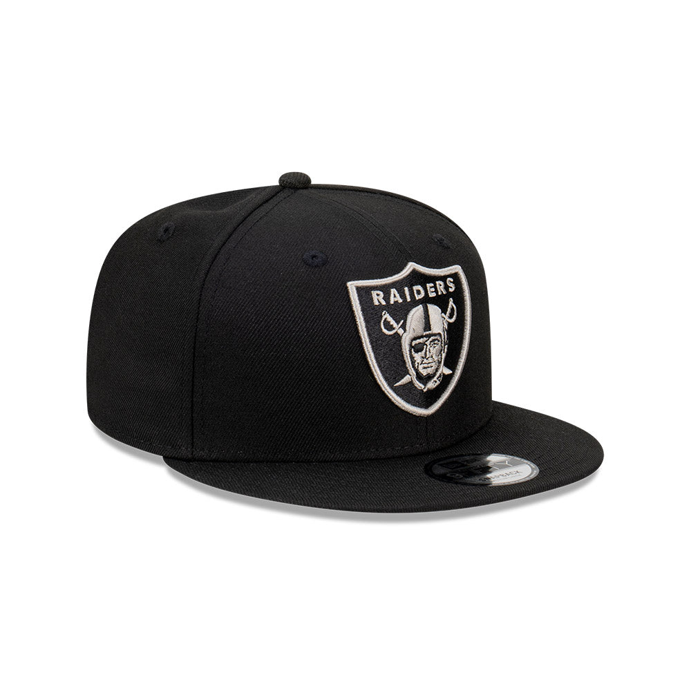 9FIFTY Las Vegas Raiders Gray Outline Repreve Black Snapback