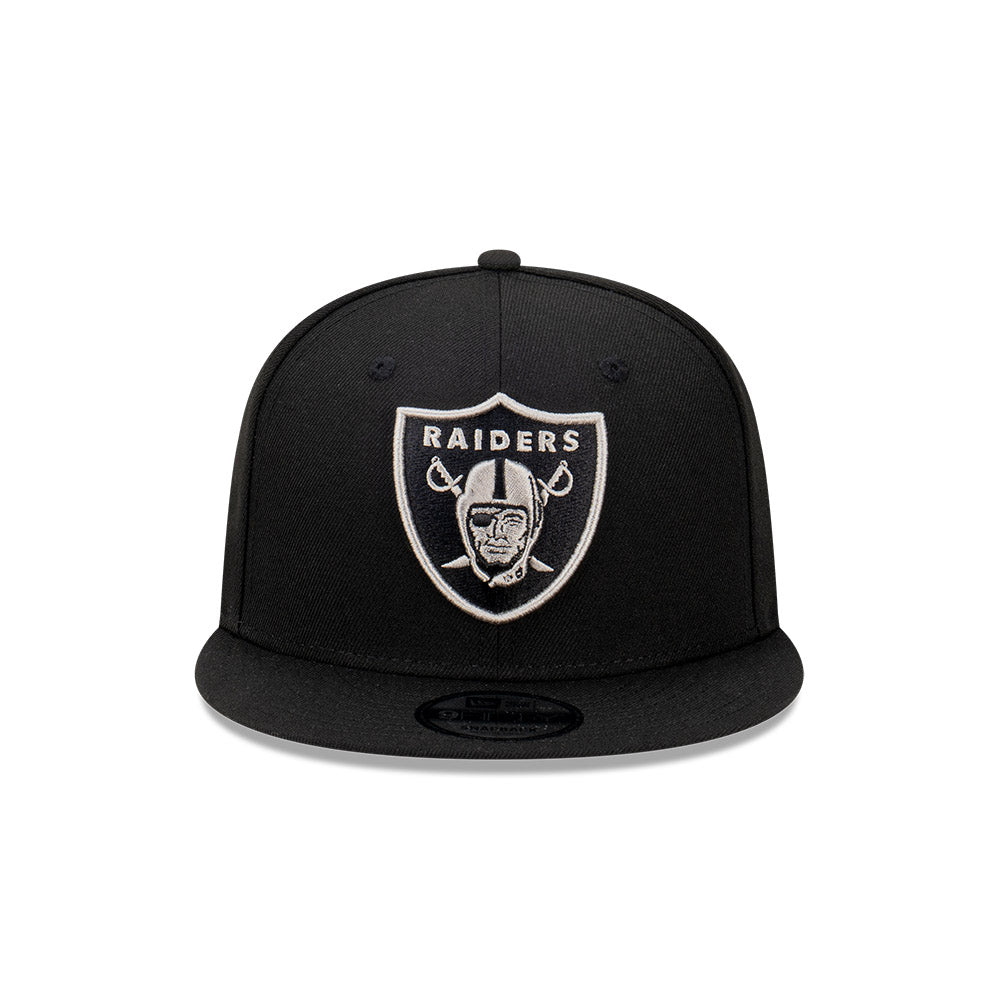 9FIFTY Las Vegas Raiders Gray Outline Repreve Black Snapback