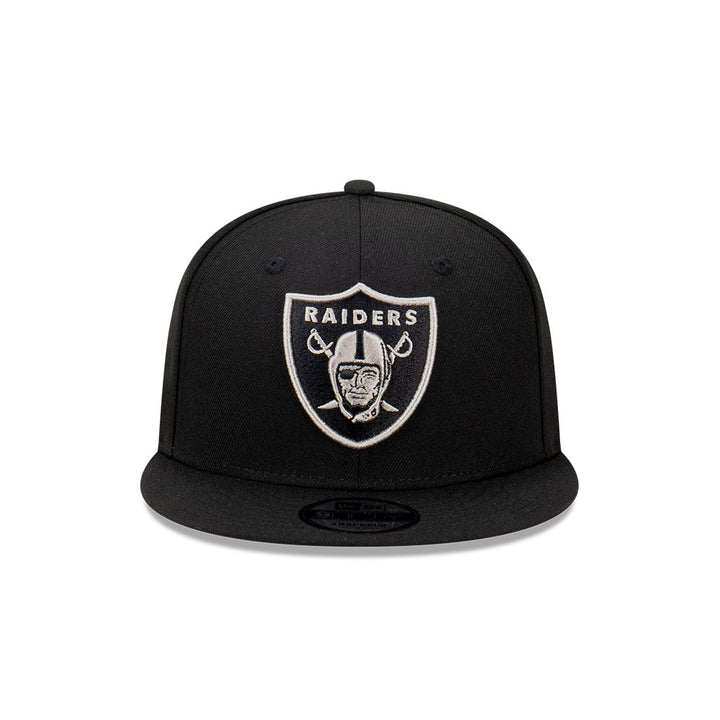 9FIFTY Las Vegas Raiders Gray Outline Repreve Black Snapback