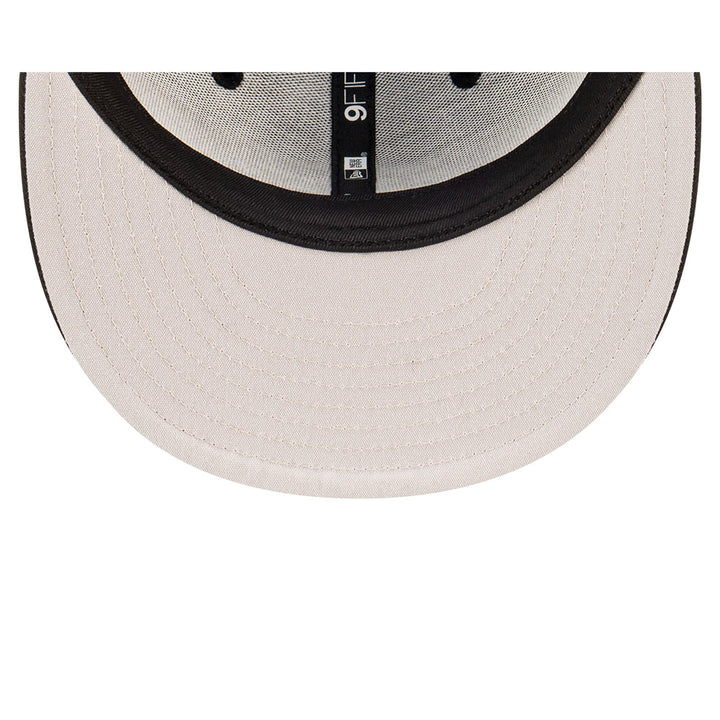9FIFTY Los Angeles Dodgers Gray Outline Repreve Black Snapback