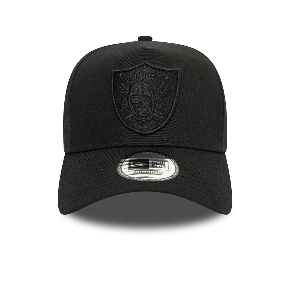 9FORTY E-Frame Las Vegas Raiders Monochrome Black Snapback