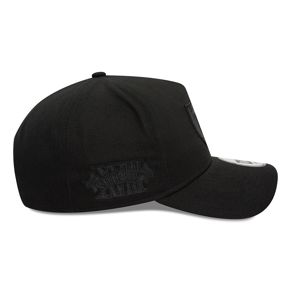 9FORTY E-Frame Las Vegas Raiders Monochrome Black Snapback