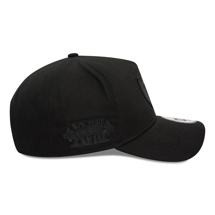 9FORTY E-Frame Las Vegas Raiders Monochrome Black Snapback