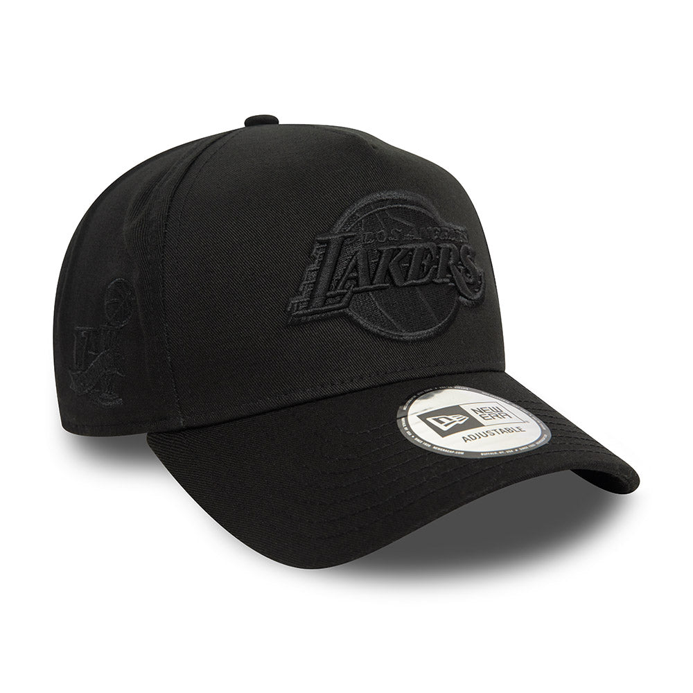 9FORTY E-Frame Los Angeles Lakers Monochrome Black Snapback