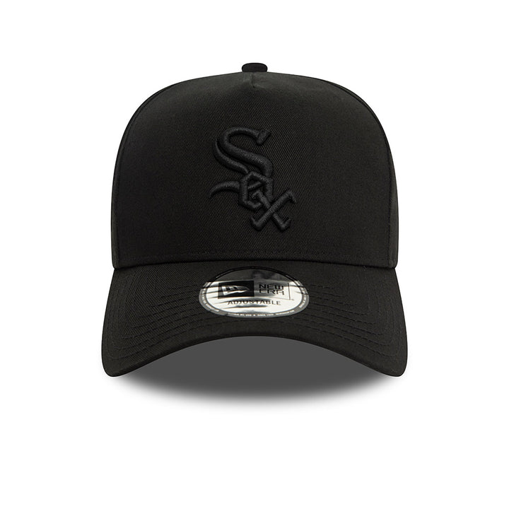 9FORTY E-Frame Chicago White Sox Monochrome Black Snapback