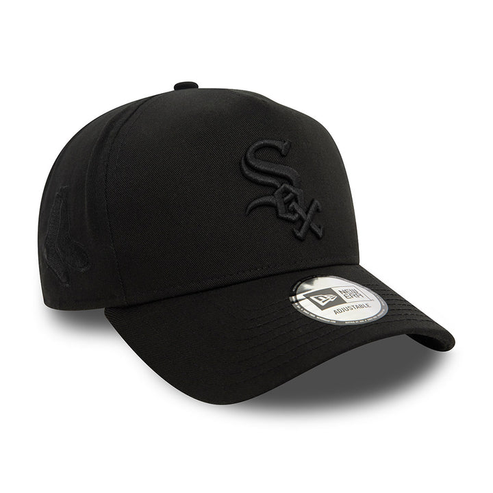 9FORTY E-Frame Chicago White Sox Monochrome Black Snapback