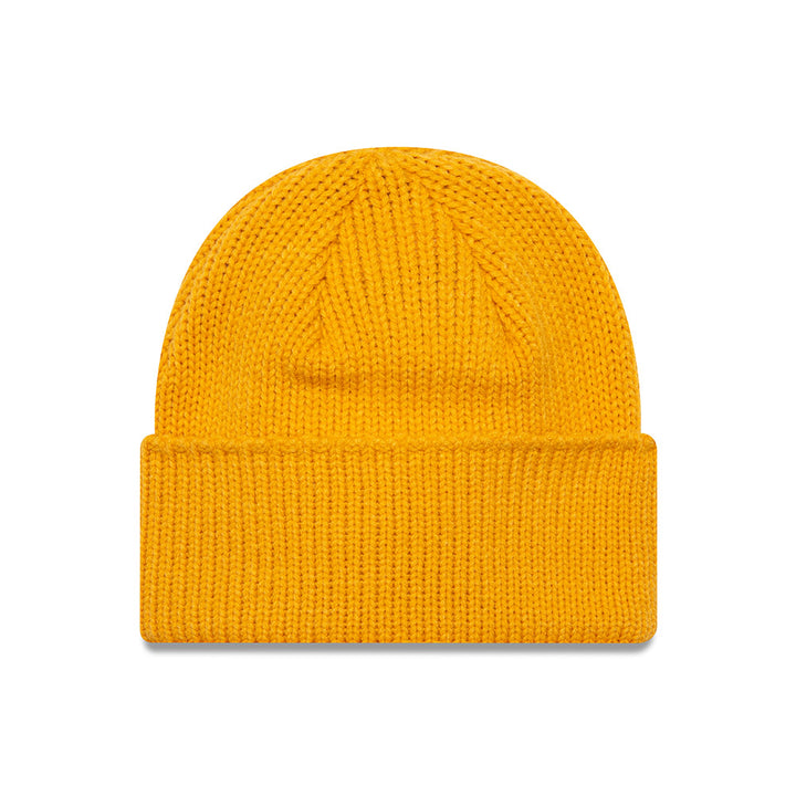 New Era Yellow Mustard Wide Cuff Beanie