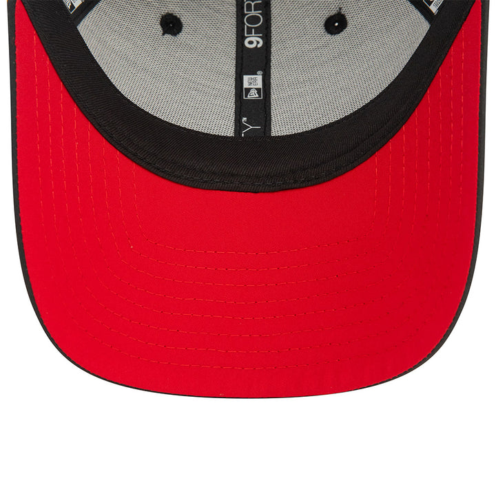 9FORTY Ducati Motor Logo Crinkle All Over Print Black Adjustable