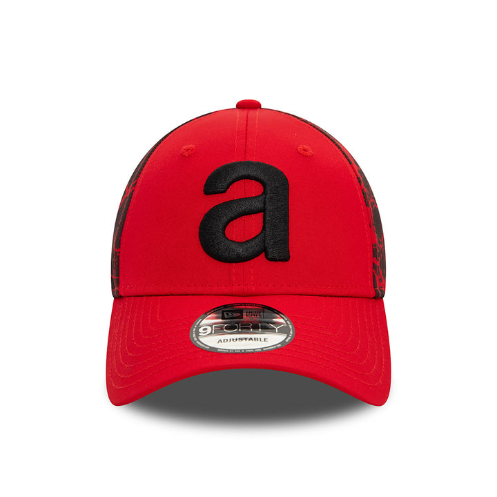 9FORTY Aprilia Crackle Print Scarlet Adjustable