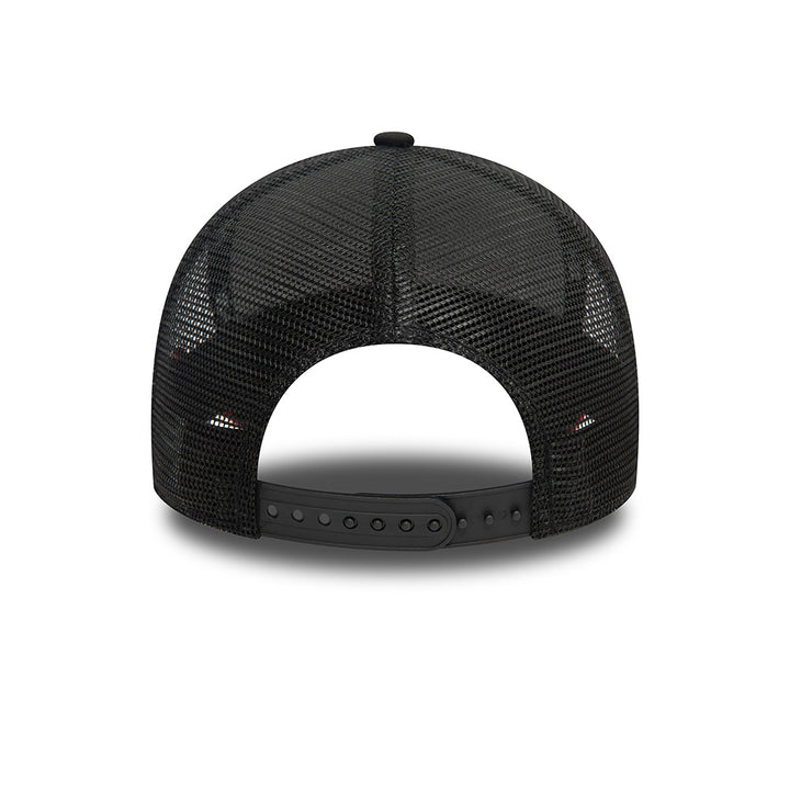 9FORTY E-Frame Trucker Graphic Patch Moto Guzzi Black Scarlet Snapback